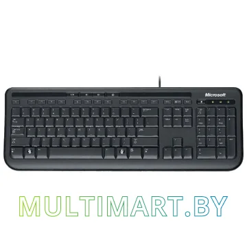 Клавиатура Microsoft Wired Keyboard 600 USB Black (ANB-00018)